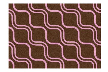 Design Schoonloopmat - Retro Flow - 60x85 cm