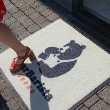 Buitenmat op maat - LogoBrush Outdoor