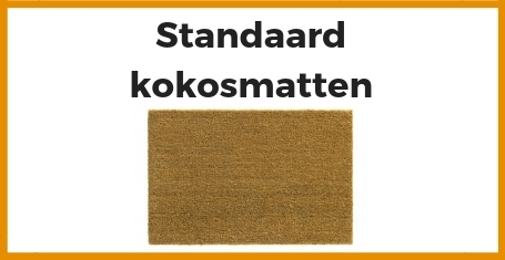 Kokosmat met logo Kokosmat met logo